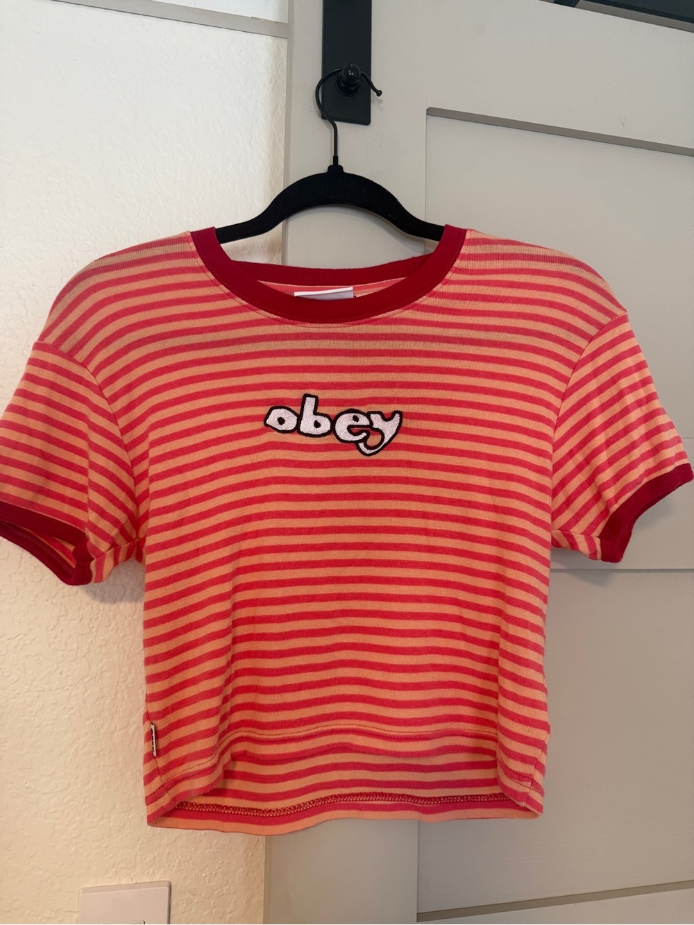 Obey Zoe baby ringer t-shirt
